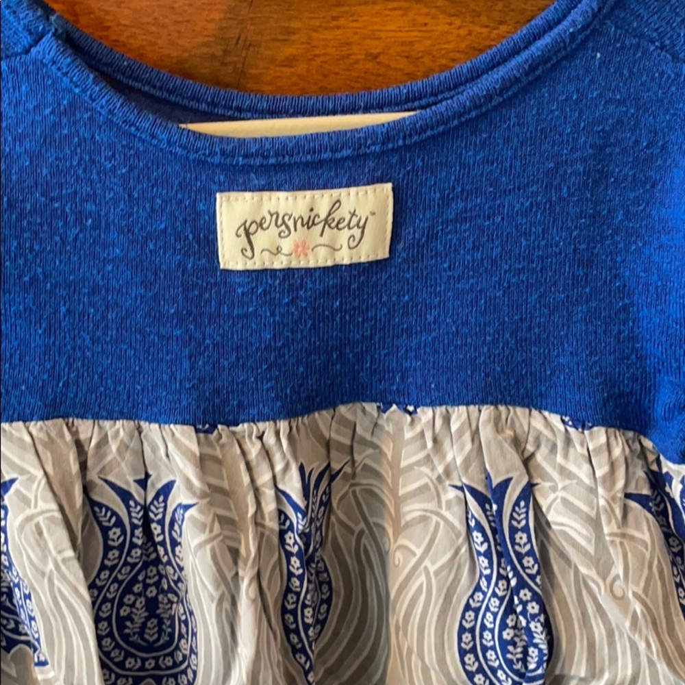 Persnickety blue top gorgeous 18-24 m GUC